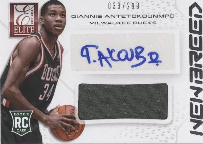 Panini Giannis Antetokounmpo Basketball 2013-14 Season Panini Giannis Antetokounmpo Basketball 2013-14 Season