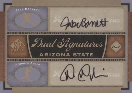 2012 SP Signature Edition - Andrew Aplin Jake Barrett #AZST1
