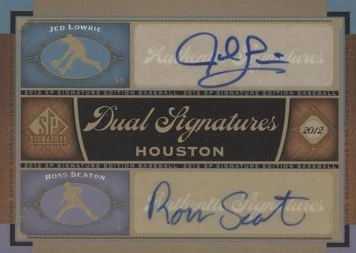 2012 SP Signature Edition - Jed Lowrie Ross Seaton #HOU12