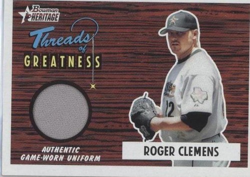 2004 Bowman Heritage - Roger Clemens #TG-RC