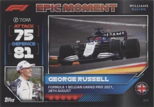 2022 Topps F1 Turbo Attax - George Russell #271