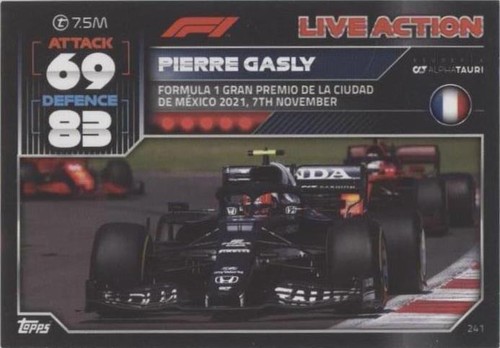 2022 Topps F1 Turbo Attax - Pierre Gasly #241