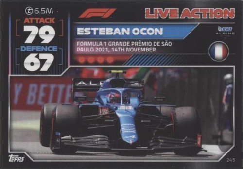 その他 2020 topps chrome f1 ESTEBAN OCON /50 2020 Topps Chrome F1 Esteban Ocon Sapphire /50 PSA8 | eBay