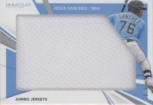 2021 Panini Immaculate Collection - Jesus Sanchez #JJ-JSZ