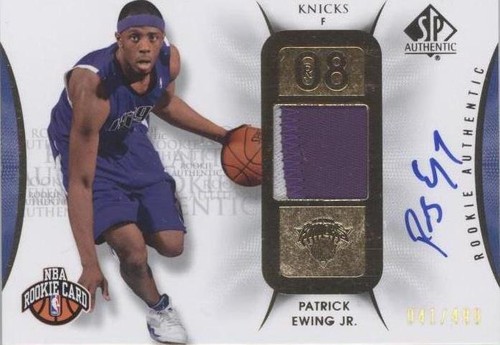 2008-09 SP Authentic - Patrick Ewing Jr. #112
