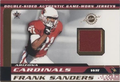 2001 Pacific Vanguard Frank Sanders Rob Moore #2