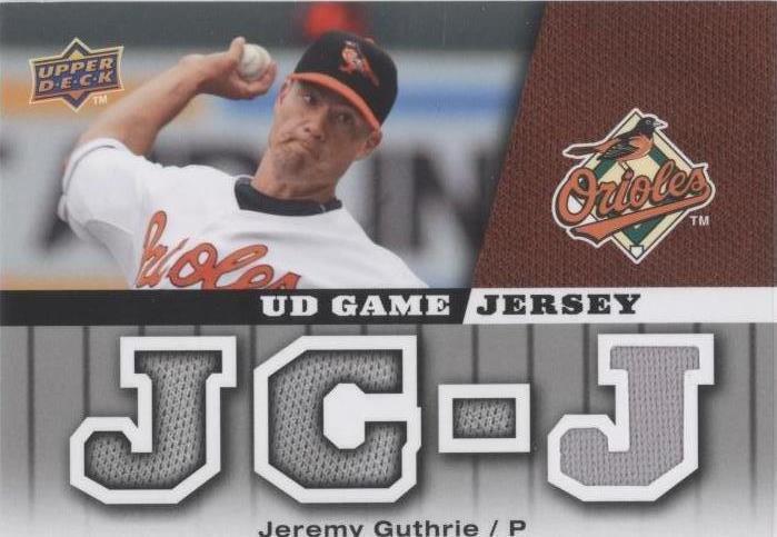 2009 Upper Deck - Jeremy Guthrie #GJ-JG