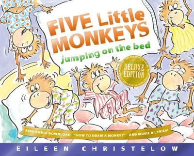 Five Little Monkeys Jumping on the Bed, School And Library by Christelow, Eil...