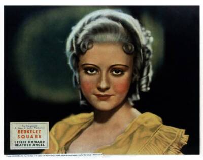 Berkeley Square Lobby Card Heather Angel 1933 Film Star Old Photo
