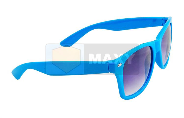 OCCHIALI OCCHIALE RETRO' VINTAGE UNISEX AZZURRA SCUSA NEUTRA  WAYFARER NUOVO