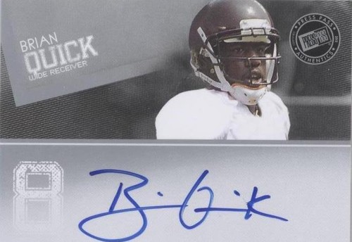 2012 Press Pass Brian Quick #PPS-BQ