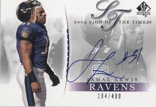 2003 SP Authentic Jamal Lewis #JL