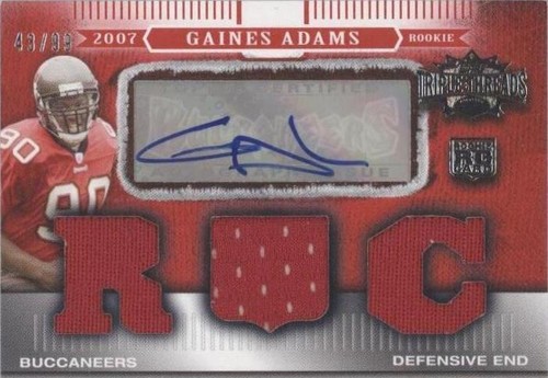 2007 Topps Triple Threads Gaines Adams #101