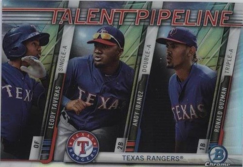 2017 Bowman - Andy Ibanez Leody Taveras Ronald Guzman #TP-TEX