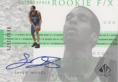 2001-02 SP Authentic - Loren Woods #121