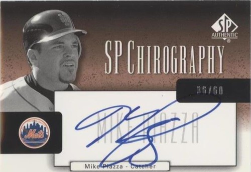 2004 SP Authentic - Mike Piazza #CA-PI