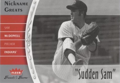 2006 Fleer Greats of the Game - Sam McDowell #NG-SM