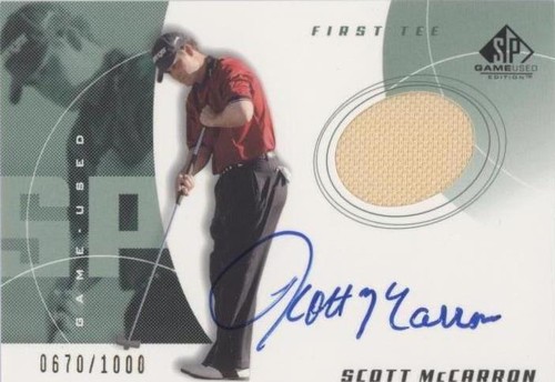 2002 SP Game Used Edition - Scott Mccarron #73