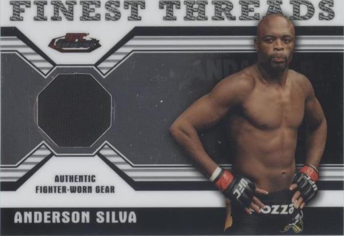 Carte Rookie Anderson Silva PSA 7 - Topps UFC Round 1 2009 #46 Argent /288