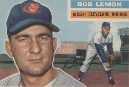 Bob Lemon 1956 Topps Card #255 PSA 7 NM | eBay