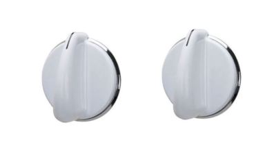 Knob ( 2 Pieces ) Compatible with GE Dryer WE01X20378 175D3296P001 WH01X10460