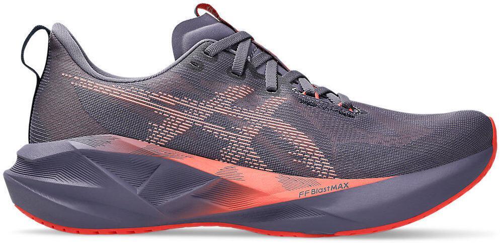 Size 10 - ASICS Novablast 5 Greyish Purple Coral Reef for sale