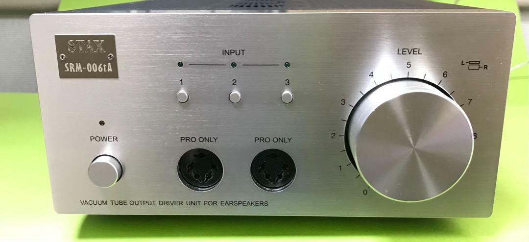 Stax vacuum tube driver unit SRM-006tA Headphone amplifier