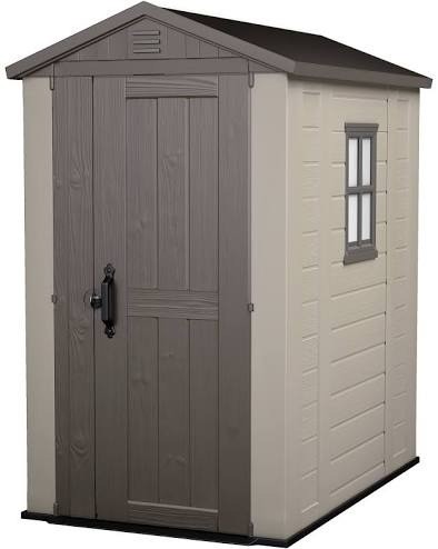 Keter Outdoor Plastic Garden Shed, 4x6 ft, Brand New | in 