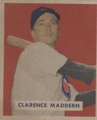 1949 Bowman - Clarence Maddern #152