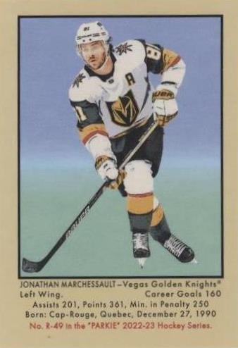 2022-23 Upper Deck Parkhurst Champions - Jonathan Marchessault #R-49