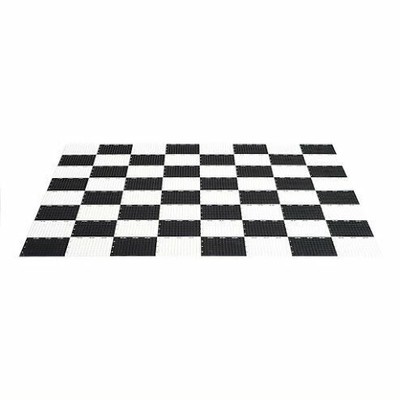 MegaChess Giant Outdoor Plastic Chess/Checkers Board with 14'' Squares