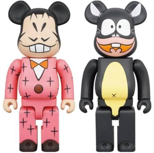 その他 MEDICOM TOY - Be@rbrick Dogs BE@RBRICK Iyami Eel Dog 400％ Set of 2 Rare Medicom Toy
