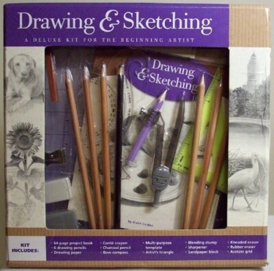 Drawing and Sketching A Deluxe Kit for the Beginning Artist New in Box