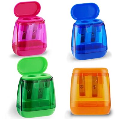 OFiSEXPT 4pcs Colored Pencil Sharpener Manual Pencil Sharpen
