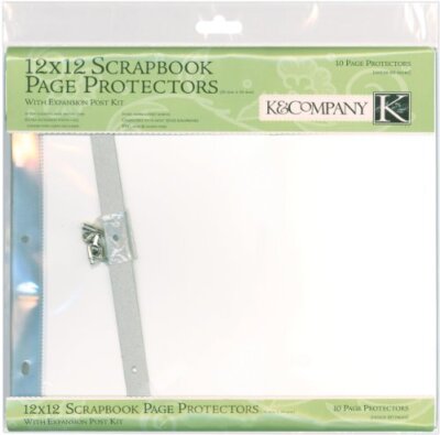 Scrapbook Album Refill Pages 12 X 12 Top Loading Page Protectors 10pack