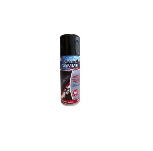 Spray Nero Gomme 200 Ml No Touch Professionale Pulisce Con Effetto Bagnato sus
