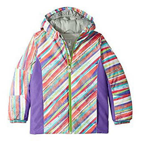 14//16 Girls Spyder Kids Bitsy Charm Snow Jacket,Ski Snowboarding Jacket,Size L