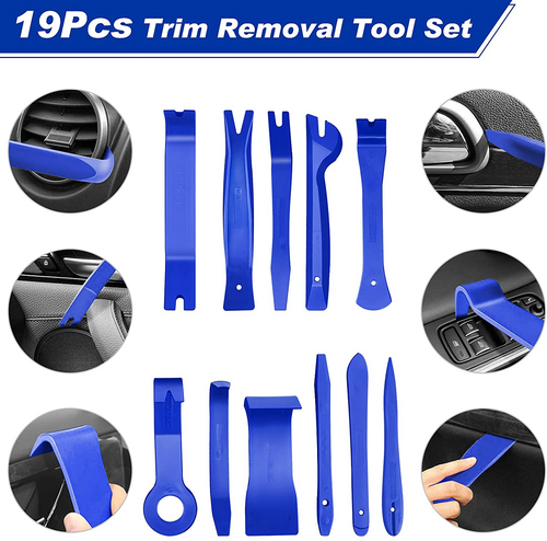 178/200pc Car Trim Removal Tool Set Hand Tools Pry Bar Panel Door Interior Clip