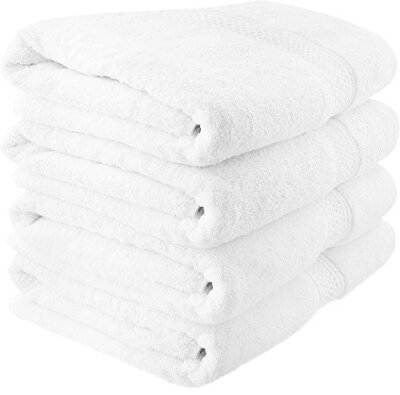 White100% Cotton Turkish Towels For Hotel And