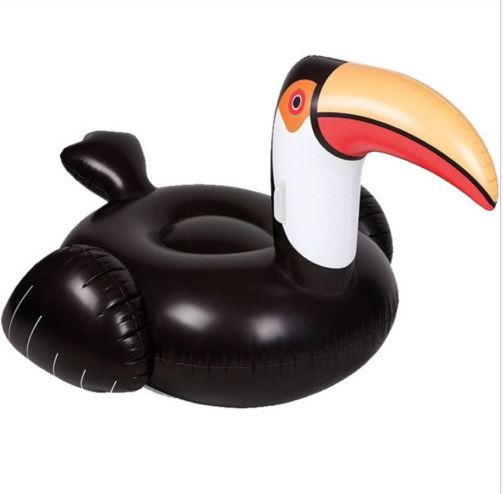 SUNNYLIFE GIANT REALLY BIG INFLATABLE TOUCAN FLOAT - NIB