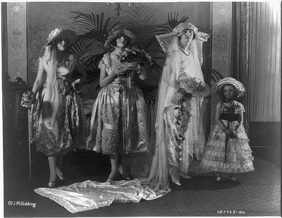 Bridal Outfit,noteworthy display at fashion show,c1921,bridal gown,New York,NY