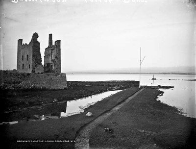 Castle, Dromineer, Co. Tipperary c1900 Ireland OLD PHOTO