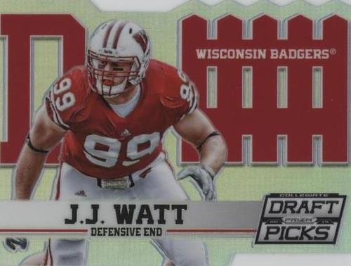 2015 Panini Prizm Collegiate Draft Picks J.J. Watt #49