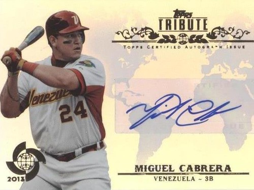 2013 Topps Tribute WBC - Miguel Cabrera #WTA-MC