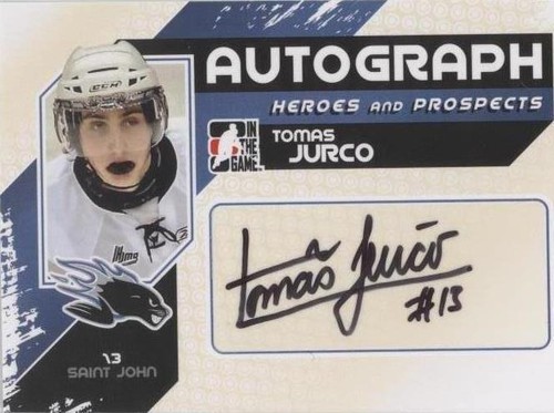 2010-11 In the Game Heroes and Prospects - Tomas Jurco #A-TJ