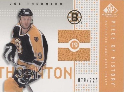 2002-03 SP Game Used - Joe Thornton #PH-JT