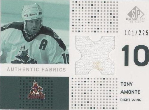 2002-03 SP Game Used - Tony Amonte #AF-AM