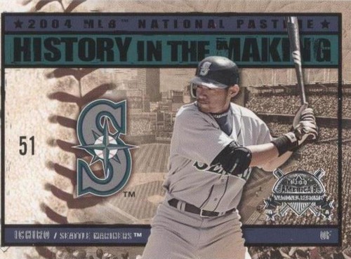 Ichiro Suzuki 2004 Fleer National Pastime History in the Making 