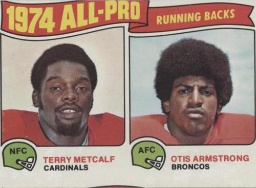 1975 Topps Otis Armstrong Terry Metcalf #210