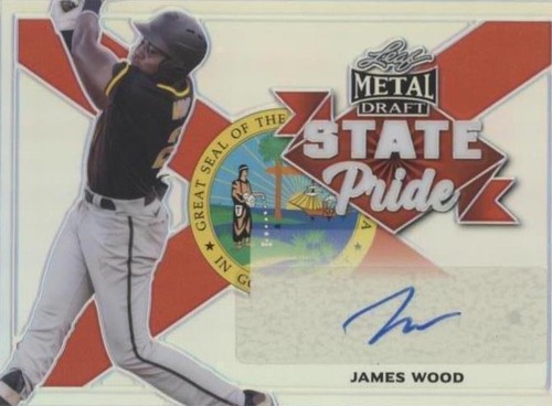 2021 Leaf Metal Draft - James Wood #SP-JW1